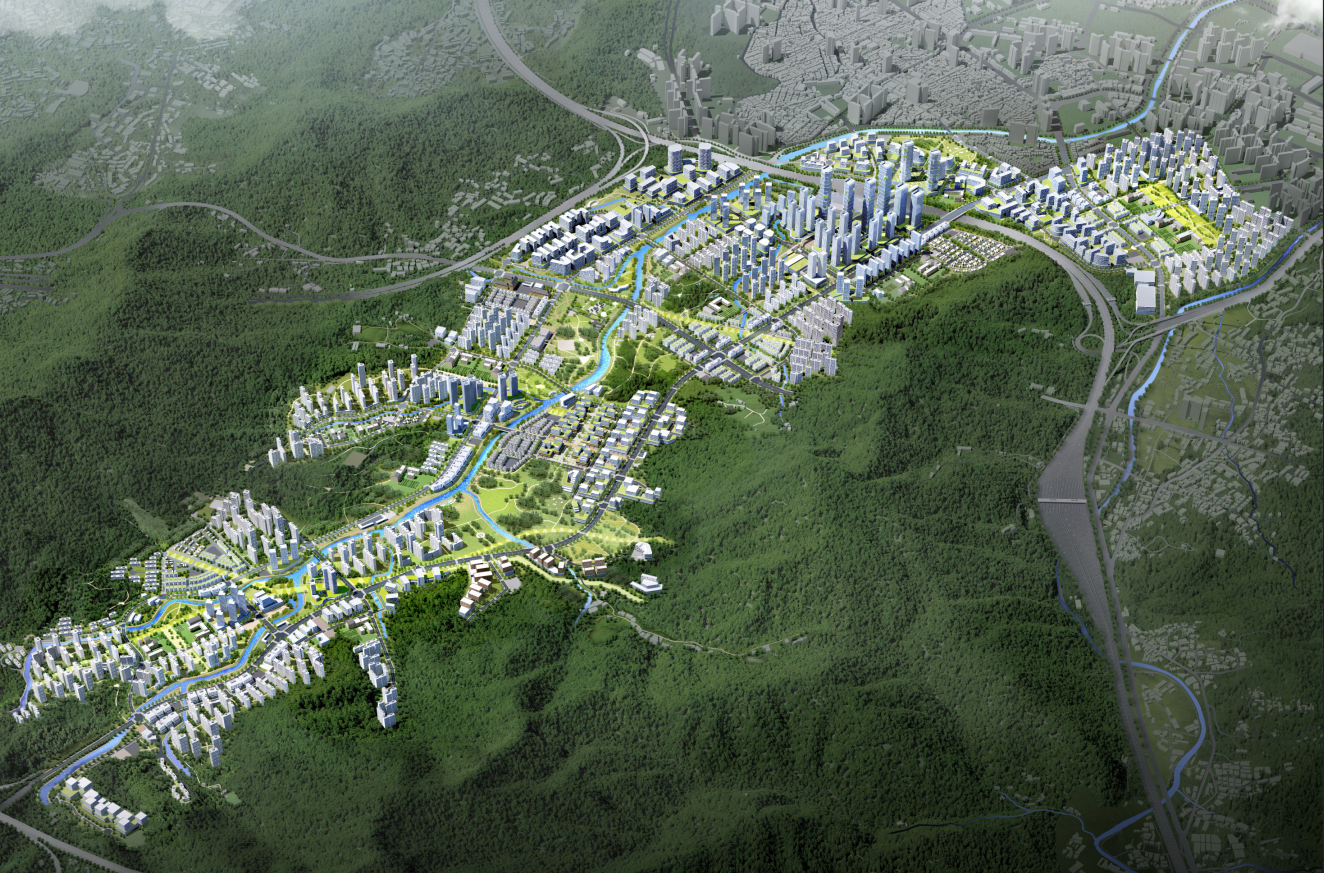 Basic plan and Preliminary design for Hanam Gyosan public housing district 