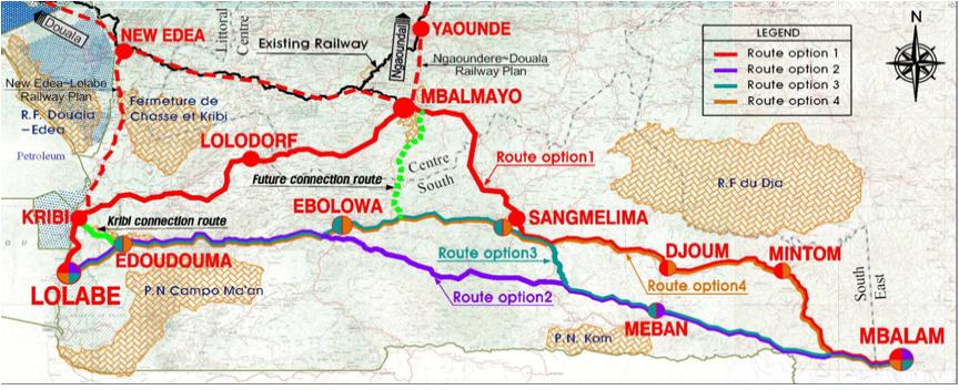 Supplementary Study on a National Railway Master Plan in Cameroon (Feasibility Study for the Railway Route of the Mbalam - Kribi and Edea - Kribi)