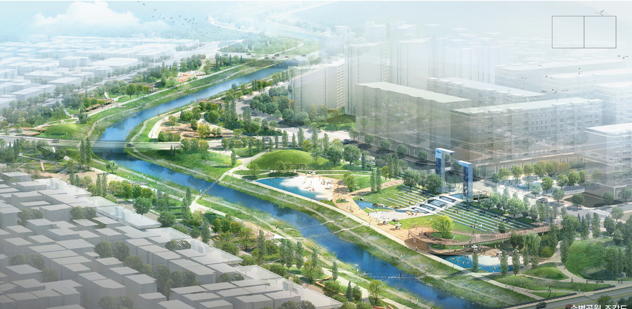 Basic and Detailed Design for Landscaping (Park, green area) of housing site/lot development (1st Phase) at Godeok global development district