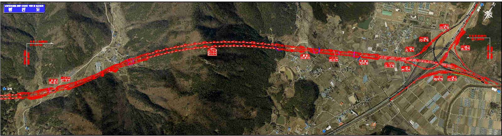 Detailed design for the widening of Namhae road between Naengjeong and Busan (Section 6)