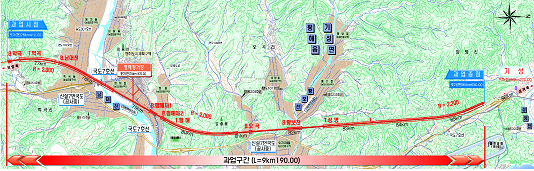 Detail design for Hupo~Gisung railway construction