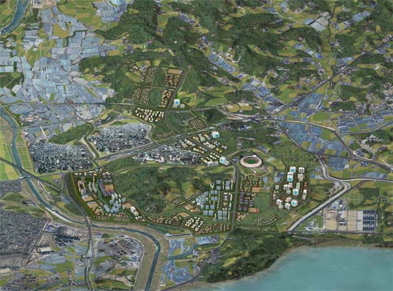 Planning for comprehensive development and urban space in Namyangju