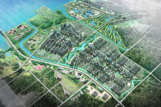 Research and design for development project of Incheon Free Economic Zone (Cheongna area)