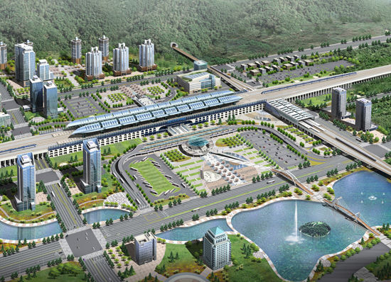 Detailed design for housing land development construction in Asan Baebang area