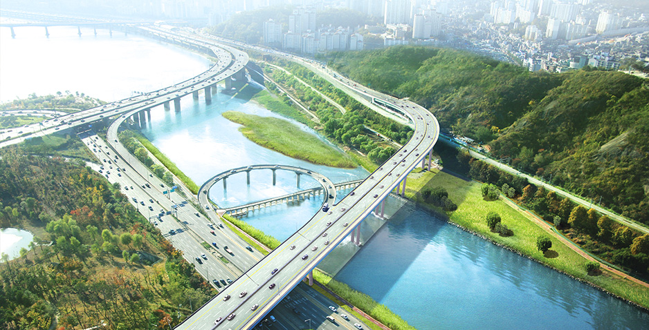 Preliminary and Detailed Engineering Design for Construction of 'Yongbi Bridge ~ Haengdang Middle School' Section Road