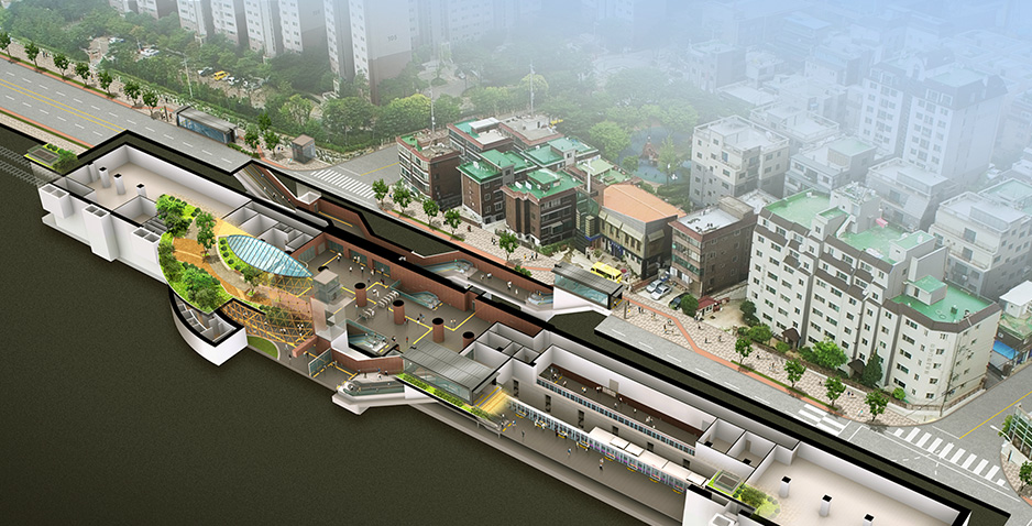 Preliminary and Detailed Engineering Design for Construction of BYEOLLAE Railway (Extension Section of Seoul Metro Line No.8)