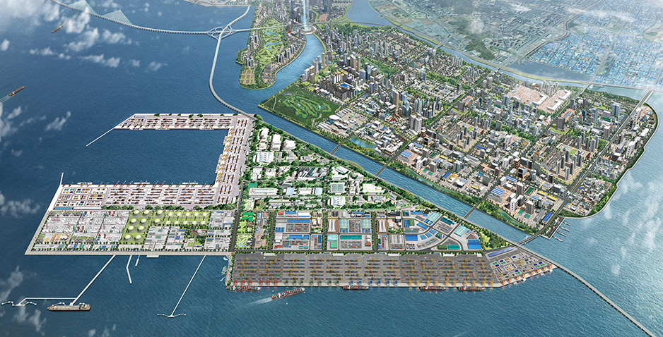 Preliminary and Detailed Engineering Design for Hinterland Development in Incheon New Port (Phase I)